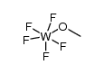 tungsten(VI) pentafluoride methoxide Structure