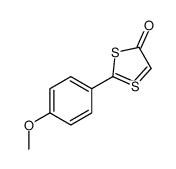 2-(4-Methoxyphenyl)-1,3-dithiol-1-ium-4-olate structure