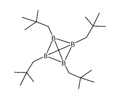 hypercloso-B4(CH2(t)Bu)4 Structure