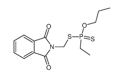 Ethylphosphonodithioic acid S-[(1,3-dihydro-1,3-dioxo-2H-isoindol-2-yl)methyl]O-propyl ester结构式