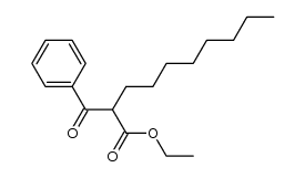 2-benzoyldecanoic acid ethyl ester结构式