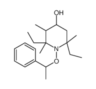 2,6-diethyl-2,3,6-trimethyl-1-(1-phenylethoxy)piperidin-4-ol结构式