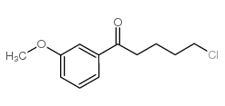 5-CHLORO-1-(3-METHOXYPHENYL)-1-OXOPENTANE结构式