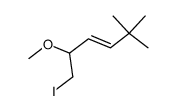 1-iodo-2-methoxy-5,5-dimethyl-hex-3-ene Structure