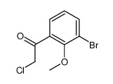 1-(3-Bromo-2-methoxyphenyl)-2-chloroethanone结构式
