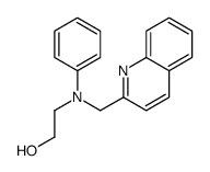 N-(2-Hydroxyethyl)-N-phenyl-2-quinolinemethanamine Structure