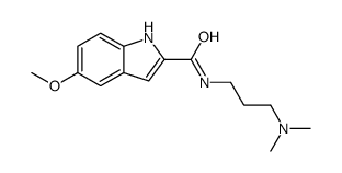 N-(3-dimethylaminopropyl)-5-methoxy-1H-indole-2-carboxamide picture