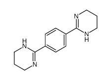 2-[4-(1,4,5,6-tetrahydropyrimidin-2-yl)phenyl]-1,4,5,6-tetrahydropyrimidine结构式