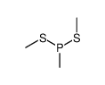 methyl-bis(methylsulfanyl)phosphane结构式