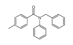 N-Benzyl-N-phenyl-4-Methylbenzamide结构式