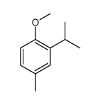 2-异丙基-1-甲氧基-4-甲基苯结构式
