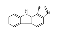 10H-Thiazolo[5,4-a]carbazole(9CI)结构式