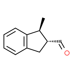 1H-Indene-2-carboxaldehyde, 2,3-dihydro-1-methyl-, (1S,2R)- (9CI)结构式