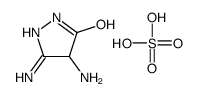 4,5-diamino-2,4-dihydro-3-oxopyrazole sulphate structure