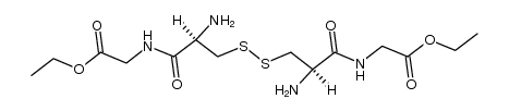 N,N'-L-cystyl-bis-glycine diethyl ester Structure