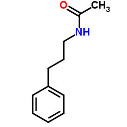 N-(3-Phenylpropyl)acetamide结构式