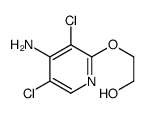 2-(4-amino-3,5-dichloropyridin-2-yl)oxyethanol Structure