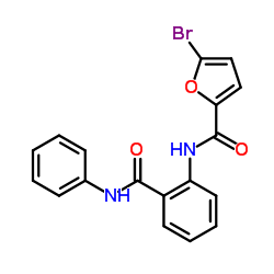 5-Bromo-N-[2-(phenylcarbamoyl)phenyl]-2-furamide Structure