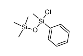 1-phenyl-1-chlorotetramethyldisiloxane Structure