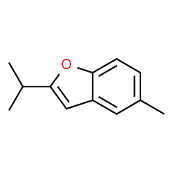 Benzofuran, 5-methyl-2-(1-methylethyl)- (9CI)结构式