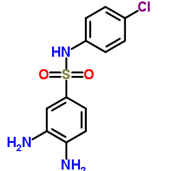3,4-DIAMINO-N-(4-CHLORO-PHENYL)-BENZENESULFONAMIDE structure