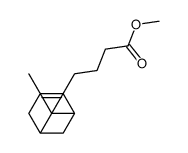 methyl 6,6-dimethylbicyclo[3.1.1]hept-2-ene-2-butyrate结构式