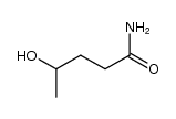 4-hydroxy-valeric acid amide Structure