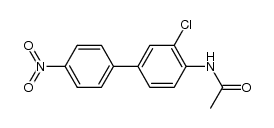 N-(3-chloro-4'-nitro-biphenyl-4-yl)-acetamide Structure