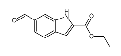 6-Formyl-2-indolcarbonsaeure-ethylester结构式