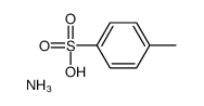 Ammonium 4-methylbenzenesulfonate结构式