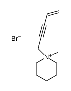 1-methyl-1-pent-4-en-2-ynylpiperidin-1-ium,bromide Structure
