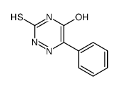 6-Phenyl-3-sulphanyl-1,2,4-triazin-5(2H)-one, 2,5-Dihydro-5-oxo-6-phenyl-3-sulphanyl-1,2,4-triazine structure