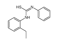 1-(2-ethylphenyl)-3-phenylthiourea结构式