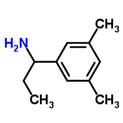 1-(3,5-Dimethylphenyl)-1-propanamine结构式