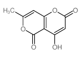 9-hydroxy-3-methyl-4,10-dioxabicyclo[4.4.0]deca-2,8,11-triene-5,7-dione structure