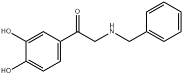 Ethanone, 1-(3,4-dihydroxyphenyl)-2-[(phenylmethyl)amino]-结构式