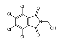 4,5,6,7-tetrachloro-2-(hydroxymethyl)isoindole-1,3-dione结构式
