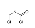 N-(chloromethyl)-N-methylcarbamoyl chloride Structure