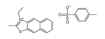 3-ethyl-2-methylbenzo[f][1,3]benzothiazol-3-ium,4-methylbenzenesulfonate结构式