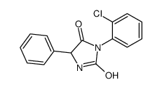 3-(2-chlorophenyl)-5-phenylimidazolidine-2,4-dione Structure