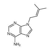 9-(3-Methyl-2-butenyl)-9H-purin-6-amine structure