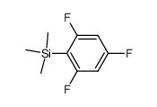 (2,4,6-trifluorophenyl)trimethylsilane Structure