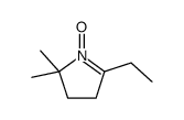5-ethyl-2,2-dimethyl-1-oxido-3,4-dihydropyrrol-1-ium结构式