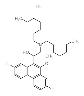 1-(2,7-dichloro-10-methoxy-phenanthren-9-yl)-2-(diheptylamino)ethanol Structure