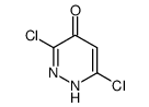 4(1H)-Pyridazinone,3,6-dichloro- Structure