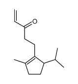 3-isopropyl-1-methyl-2-(3-oxo-4-pentenyl)-1-cyclopentene Structure