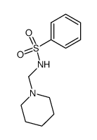N-piperidinomethyl-benzenesulfonamide结构式
