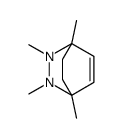 1,2,3,4-tetramethyl-2,3-diazabicyclo[2.2.2]oct-5-ene结构式