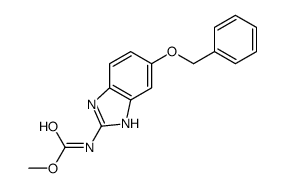 methyl N-(6-phenylmethoxy-1H-benzimidazol-2-yl)carbamate Structure