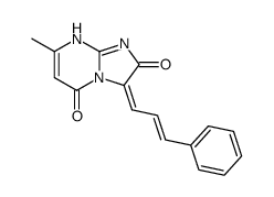 7-methyl-3-(3-phenyl-allylidene)-8H-imidazo[1,2-a]pyrimidine-2,5-dione Structure